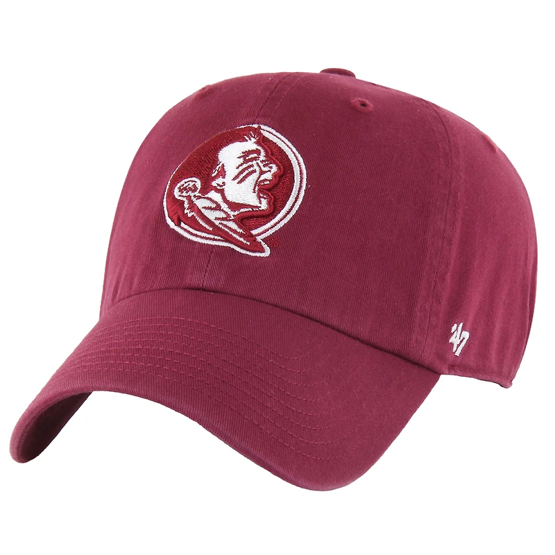 Casquette ajustable pour homme '47 Garnet Florida State Seminoles Clean Up