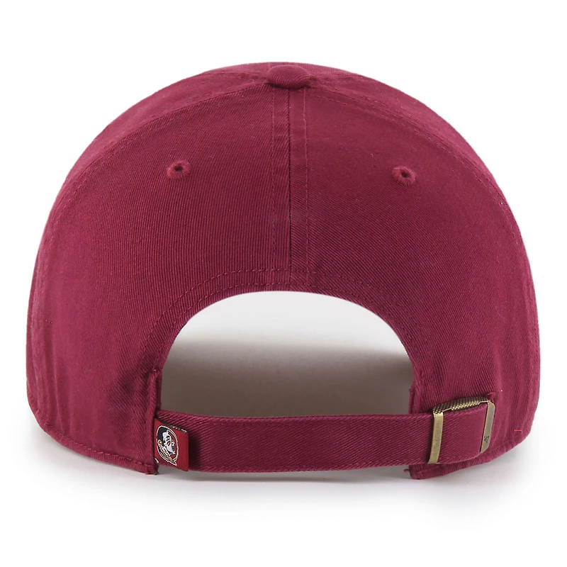 Casquette ajustable pour homme '47 Garnet Florida State Seminoles Clean Up