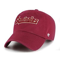 Men's '47 Garnet Florida State Seminoles Clean Up Adjustable Hat