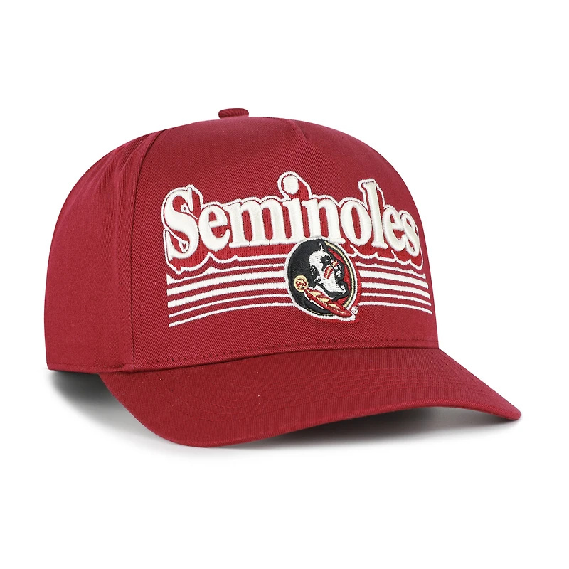 Casquette ajustable pour homme '47 Grenat Florida State Seminoles Script Fade Hitch