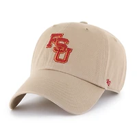 Casquette ajustable kaki « 47 » pour homme, Florida State Seminoles Vault Clean Up