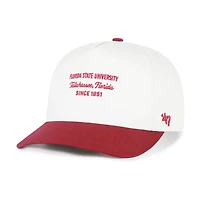 Men's '47 White Florida State Seminoles Contemporary Basics Two-Tone Hitch Adjustable Hat