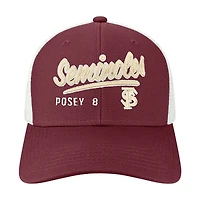 Casquette Snapback Buster Posey Garnet Florida State Seminoles Pro Trucker pour homme