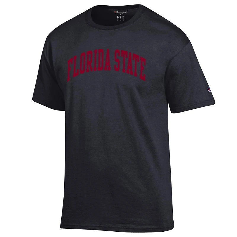 Men's Champion  Black Florida State Seminoles Basic Arch T-Shirt