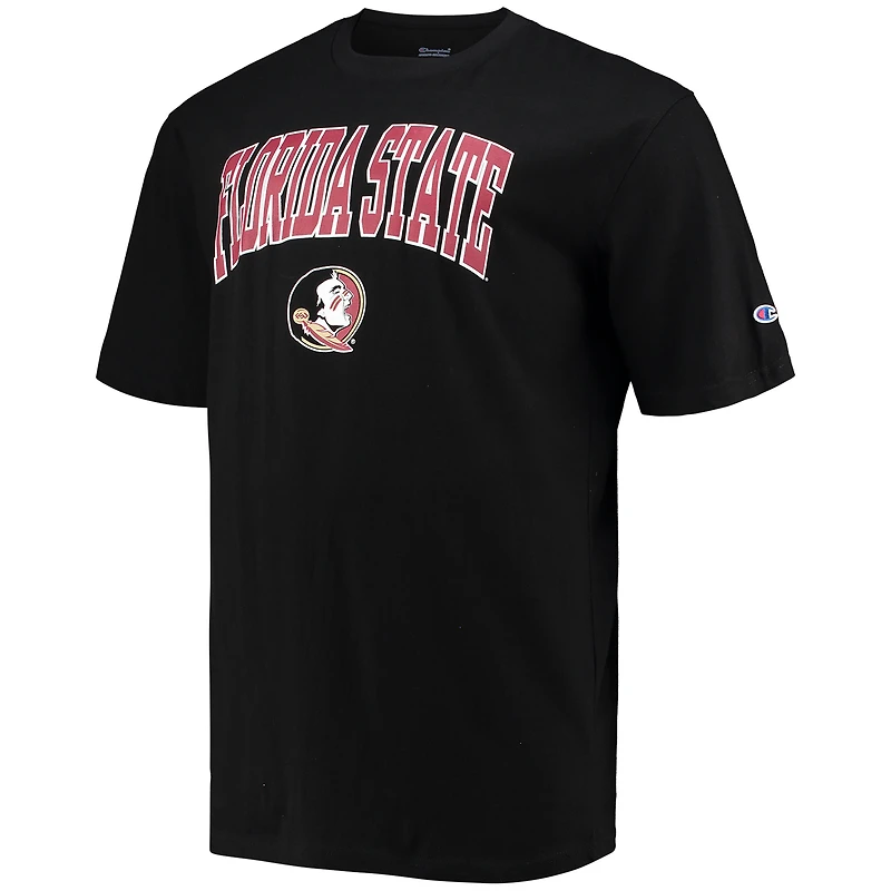 T-shirt Champion pour homme Florida State Seminoles Big & Tall Arch Over Wordmark