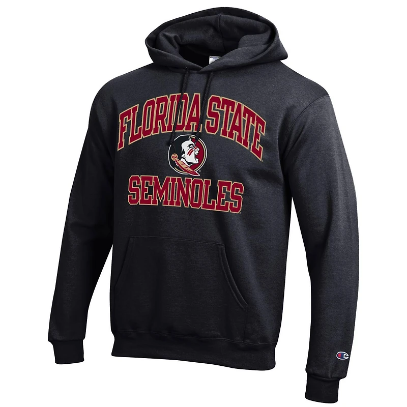 Sweat à capuche enfiler Champion Florida State Seminoles High Motor pour homme, noir