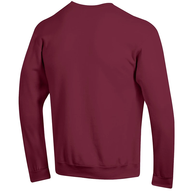 Men's Champion  Garnet Florida State Seminoles Basic Arch Fleece Pullover Sweatshirt