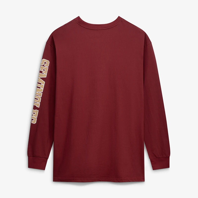 Men's Champion  Garnet Florida State Seminoles Big & Tall Arch Over Logo Long Sleeve T-Shirt