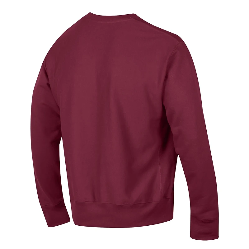 Sweat-shirt Champion pour homme, couleur grenat, Florida State Seminoles, Relentless Reverse Weave