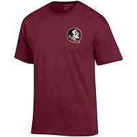 T-shirt Champion Garnet Florida State Seminoles Stack 2-Hit pour homme