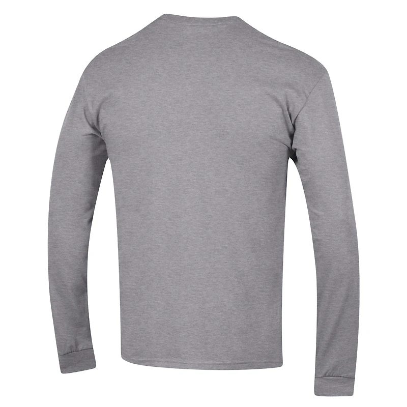 T-shirt à manches longues Champion Heather Grey Florida State Seminoles High Motor pour homme