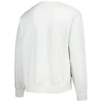 Men's Champion Heather Gray Florida State Seminoles Relaxed Fit Arch Reverse Weave Pullover Sweatshirt