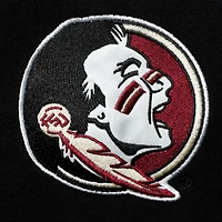 Men's Colosseum Black Florida State Seminoles Arch & Logo Crew Neck Sweatshirt