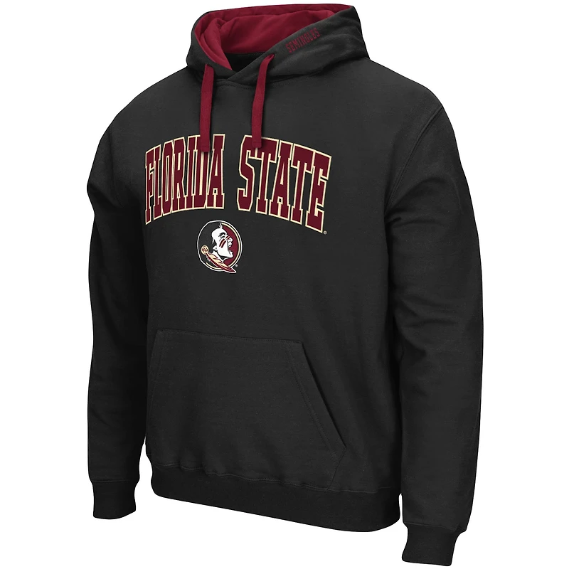 Colosseum Black Florida State Seminoles Big & Tall Arch Logo 2.0 Sweat à capuche pour homme