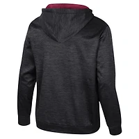 Sweat à capuche demi-zippé Cypher pour homme Colosseum Black Florida State Seminoles