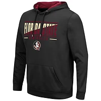 Sweat à capuche noir Colosseum Florida State Seminoles Slash Stack 2.0 pour homme