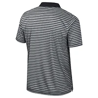 Men's Colosseum Black Florida State Seminoles Striped Polo