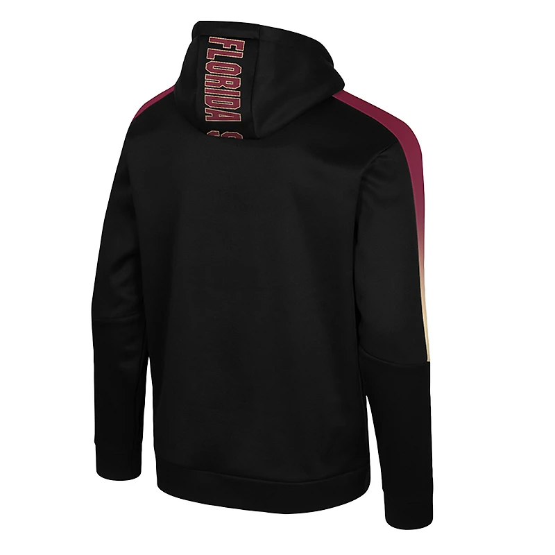Men's Colosseum Black Florida State Seminoles The Gang Blackout Hoodie