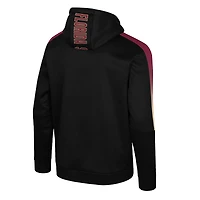 Men's Colosseum Black Florida State Seminoles The Gang Blackout Hoodie
