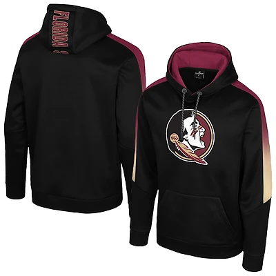 Men's Colosseum Black Florida State Seminoles The Gang Blackout Hoodie