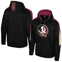 Men's Colosseum Black Florida State Seminoles The Gang Blackout Hoodie