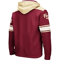 Men's Colosseum Garnet Florida State Seminoles 2.0 Lace-Up Pullover Hoodie