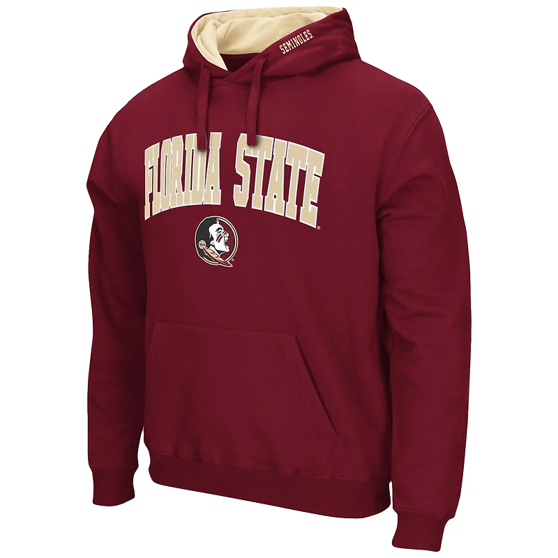 Sweat à capuche Colosseum Garnet Florida State Seminoles Arch & Logo 3.0 pour homme