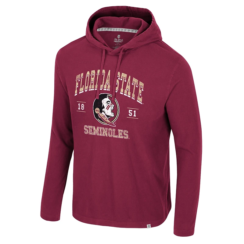 Men's Colosseum  Garnet Florida State Seminoles Simoleans Washed Hoodie