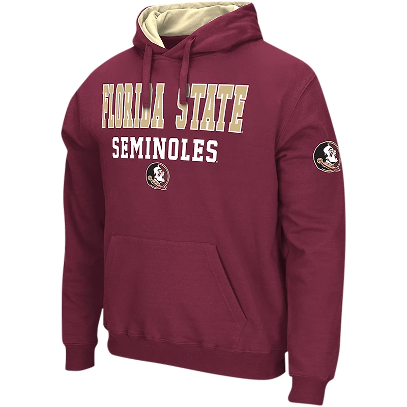 Sweat à capuche Colosseum Garnet Florida State Seminoles Sunrise pour hommes