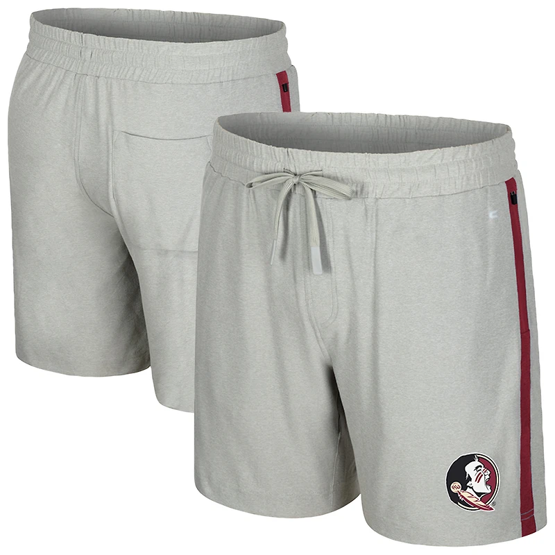 Men's Colosseum Gray Florida State Seminoles Mac Shorts