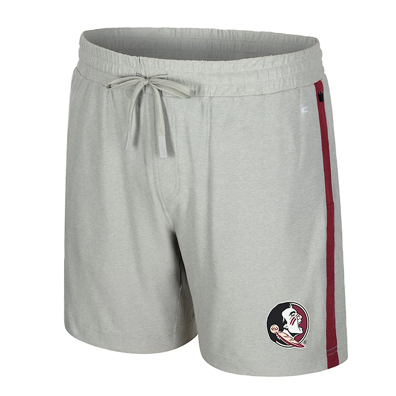 Men's Colosseum Gray Florida State Seminoles Mac Shorts