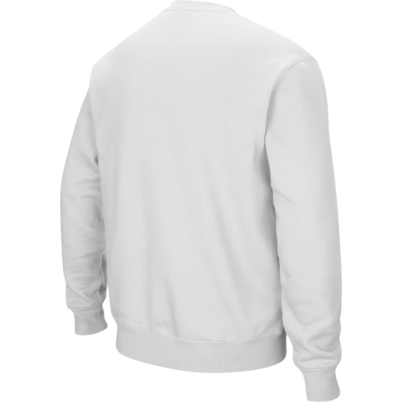 Sweat-shirt à enfiler Colosseum blanc pour homme, orné du logo et de l'arche des Florida State Seminoles.