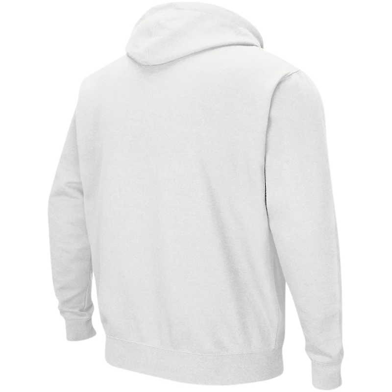 Men's Colosseum White Florida State Seminoles Sunrise Pullover Hoodie