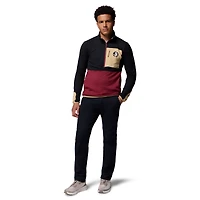 Men's Columbia Black/Garnet Florida State Seminoles Hike Omni-Wick Half-Zip Pullover