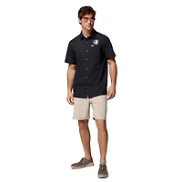 Chemise boutonnée noire Columbia pour homme, motif Florida State Seminoles, Slack Tide Camp