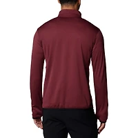 Veste polaire Omni-Wick à demi-zip Columbia Garnet Florida State Seminoles Park View Grid pour homme