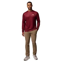 Men's Columbia  Garnet Florida State Seminoles PHG Terminal Shot 3-Hit Long Sleeve T-Shirt