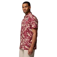 Men's Columbia Garnet Florida State Seminoles Super Slack Tide Omni-Wick Button-Up Shirt