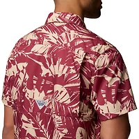 Men's Columbia Garnet Florida State Seminoles Super Slack Tide Omni-Wick Button-Up Shirt