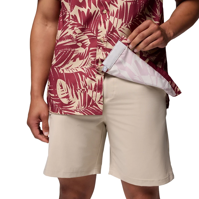 Men's Columbia Garnet Florida State Seminoles Super Slack Tide Omni-Wick Button-Up Shirt