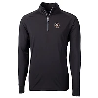 Veste pull-over Adapt Eco Knit à fermeture éclair quart de tour pour homme, noire, des Florida State Seminoles, la collection Big & Tall