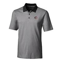 Polo extensible à rayures ton sur Forge pour homme Cutter & Buck, noir, des Florida State Seminoles, grandes tailles