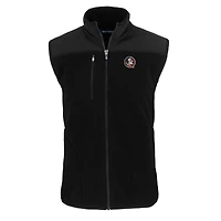 Gilet zippé en polaire Sherpa Cascade Eco pour homme, noir, Cutter & Buck, Florida State Seminoles