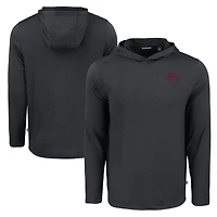 Men's Cutter & Buck Black Florida State Seminoles Coastline Epic Comfort Eco Recycled Long Sleeve Hoodie T-Shirt
