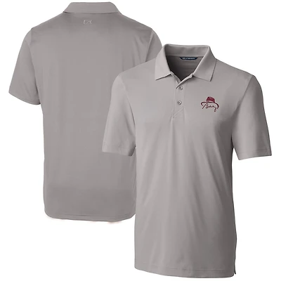 Men's Cutter & Buck Bobby Bowden Gray Florida State Seminoles Forge Stretch Polo