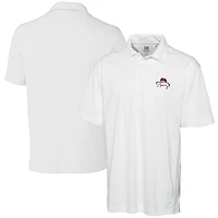 Men's Cutter & Buck Bobby Bowden White Florida State Seminoles DryTec Genre Textured Solid Polo