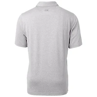 Men's Cutter & Buck Heather Gray Florida State Seminoles Forge Stretch Polo