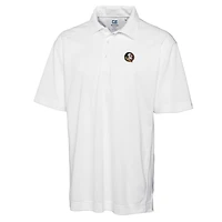 Men's Cutter & Buck White Florida State Seminoles Big Tall DryTec Genre Polo
