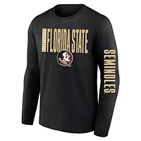 Men's Fanatics  Black Florida State Seminoles Big & Tall Vision Long Sleeve T-Shirt