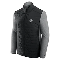 Veste zippée entièrement ton sur avec logo principal des Seminoles de l'État Floride Fanatics pour hommes, noire